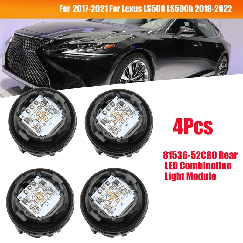 Car LED Taillight Bulb Combination Light Module 81536-52C80 For TOYOTA C-HR - £41.60 GBP