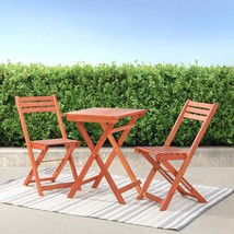 Reddish Brown Bistro Set: Marco Balcony Wood - $155.99