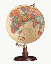 Replogle Cranbrook 12 Inch Full-View Desktop Globe in Antique Finish - £98.92 GBP