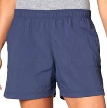 Columbia Sandy River Shorts Women&#39;s Navy Blue Omni-Shade UPF 30 Hiking J... - $19.99