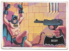 Batman Trading Card #49 Decoy Comic Art Series 1966 Topps Black Bat B - $4.99