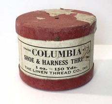 Vintage Columbia Shoe &amp; Harness Thread by The Linen Thread Company Colle... - £12.53 GBP