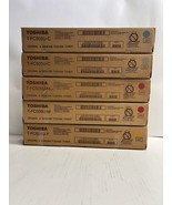 5 New Genuine Toshiba e-STUDIO 2505AC,3005AC CCMMY T-FC505U Toners (No B... - $7,991.50 MXN