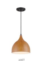 Designers Fountain Hana 1-Light Robusta Wood Style Finish Hanging Pendant - £48.58 GBP