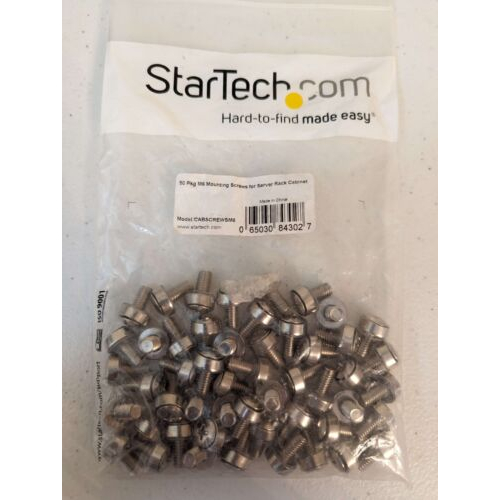Startech CABSCREWSB INSTALL YOUR RACK-MOUNTABLE HARDWARE SECURELY WITH T... - $64.49