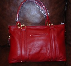 Steven by Steve Madden Leather Metro Tote *Paprika* - $109.95