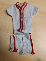 Vintage Barbie Ken Doll Play Ball #792 Baseball Uniform Top and Shorts 1963 - £7.36 GBP