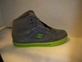   MEN&#39;S GUYS DC SHOES SPARTAN HIGH WC  SB SKATEBOARDING SNEAKERS NEW GRAY - $69.99