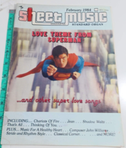 SHEET MUSIC MAGAZINE february 1984 standard organ edition good - $5.94