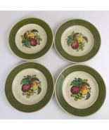Vintage Set Of 4 Metlox Poppy Trail Fruit Salad/Bread 6.4&quot; Plates - $20.20 CAD