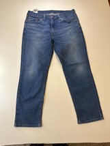 Levi’s 541 Jeans Men’s Size 36x30 Stretch Band Blue Denim Pants Straight Regular - £11.97 GBP
