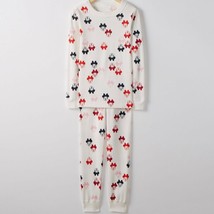 Disney Hanna Andersson Disney Minnie Mouse Long John Pajamas NWT Girls Sz 6/7 - £42.21 GBP