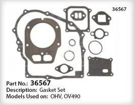 OEM New Tecumseh Sears Craftsman Engine Overhaul Gasket Kit Set # 36567 - $32.99