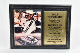 Dale Earnhardt Racing Superstar 7 Time Winston Cup Champion Plaque 6 X 8 - £22.56 GBP