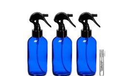 Perfume Studio Trigger Spray Bottles 4oz with a Body Oil Sampler Vial (3, 4oz Bl - £13.57 GBP