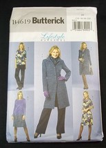 Butterick Pattern 4619 Misses jacket top skirt pants Sz FF 16-22 - £4.53 GBP