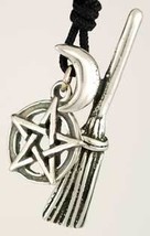 Witch&#39;s Broom amulet Pendant New - $22.95