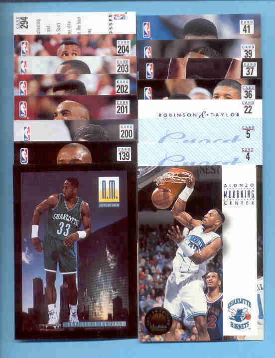 Primary image for 1993/94 Skybox Charlotte Hornets Basketball Team Set 
