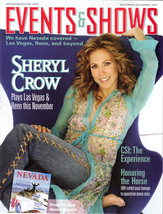 SHERYL CROW Plays Las Vegas Reno @ Events &amp; Shows Las Vegas Magazine - £3.89 GBP