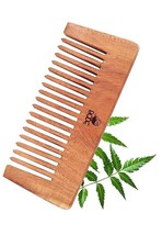 eem Wooden Comb Wide Tooth for Hair Growth,Anti-Dandruff For Women And Men - £10.79 GBP