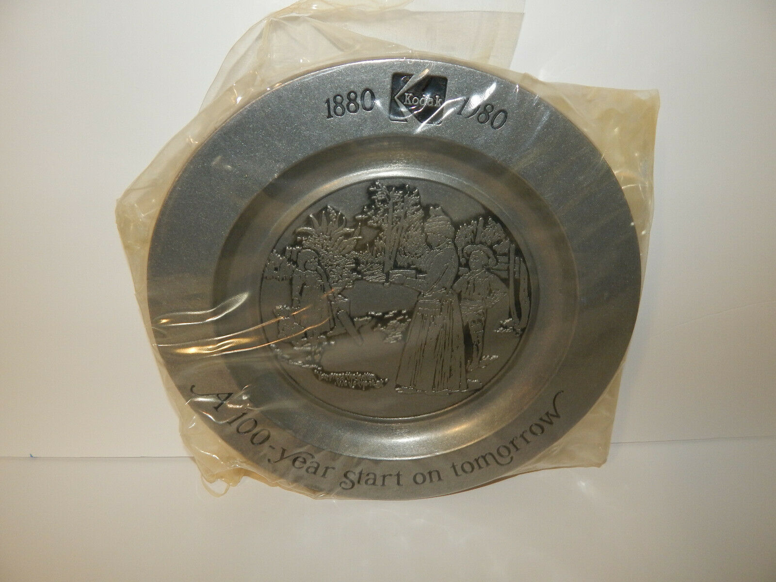 Primary image for Eastman Kodak 100 Year Anniversary 1880-1980 Pewter Plate Sealed