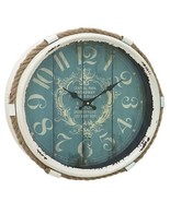 17-inch Nautical Blue Vintage Style Wall Clock - $139.99