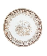 Rare W England Shanghai Flow Brown Transferware Plate Circa 1900 - 1904 - $103.70 CAD
