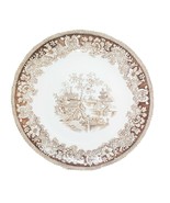 Rare W England Shanghai Flow Brown Transferware Plate Circa 1900 - 1904 - £60.03 GBP