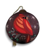 Ne&#39;Qwa Art Seasons Greetings Cardinal by Amanda Shufflebotham Glass Orna... - €38,67 EUR