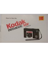 Vintage Kodak Instamatic X-15F Camera Small Manual 1984 - $2.99