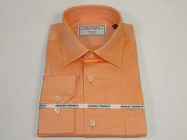Men's Shirt Charles TYRWHITT Turkey 100% Cotton Spread Collar CHT-15 Peach image 4