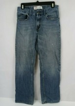 Levi&#39;s 505 Distressed Jeans Boys Size 16R 28x28 Red Tab - $14.54