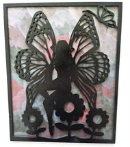Fairy silhouette wall hanging -  laser cut wall art Custom sign - £15.95 GBP