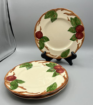 Plates Franciscan Apple Pattern 3 Desert BB Plates 6.5&quot; Late 1960 Made in USA - £11.69 GBP
