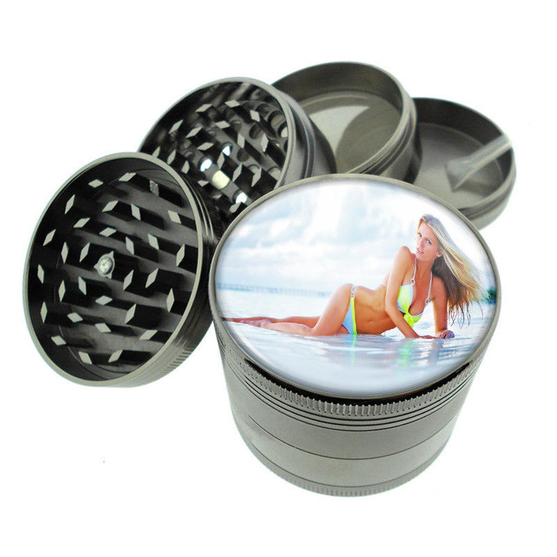 Beach Pin Up Girls D13 Titanium Grinder 4 Piece Magnetic Hand Mueller - $21.95