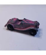 Vintage 1960&#39;s Tootsie Toy Die Cast Pink Convertible Old Sports Car - £13.35 GBP