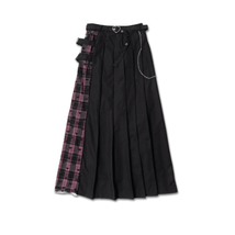 Japanese Harajuku Love Punk black pink skirt - £39.50 GBP