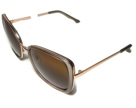 NWT $98 JOE’S JOES Brown Rose Gold Rectangle Sunglasses JJ 6007 54 + Case - $35.99
