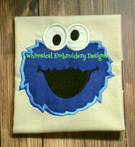 Cookie Monster Machine Embroidery Applique Design - £3.19 GBP