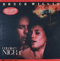 Bruce Willis Signed Autographed &quot;Color of Night&quot; Laser Disc - COA Matchi... - £117.98 GBP