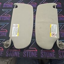 02-08 Dodge RAM 1500 Left Right Sun Visor Shades Pair 2 Gray OEM - $59.95