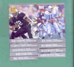 1991 Fleer Ultra Indianapolis Colts Football Team Set - £1.56 GBP