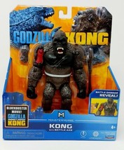 Playmates Godzilla Vs Kong - King Kong With Battle Axe 6&quot; Action Figure New Nip - £16.95 GBP