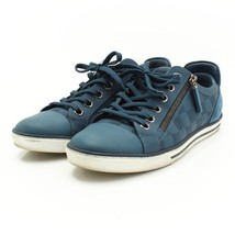 Louis Vuitton Uomo Sneaker Zip Linea Blu Damier Scarpe Misura 5 (24.5 CM) - £473.85 GBP