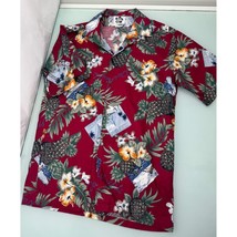 Vintage Hilo Hattie Men Hawaiian Shirt Honolulu Floral Button Up Cotton Small S - £19.73 GBP