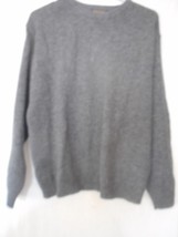 Vintage Woolrich crew neck Dark Blue Grey wool  Sweater Sz M woman&#39;s / U... - $595.01 MXN