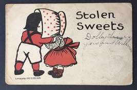 Stolen Sweets Antique PC 1907 D. Hillson Posted with Stamp - £2.35 GBP
