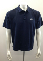 Umbro Men&#39;s Large Blue Embroidered Logo Polo Shirt - £7.77 GBP