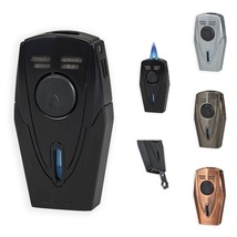 Lotus Fury Cigar Lighter Twin Flames Metal Housing w/ Punch Choose Color - $82.04 CAD