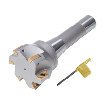 R8 Shank Indexable 2-1/2&quot; End Mill, 2-1/2&quot; Diameter 90 Degree High Speed Milling - $156.25